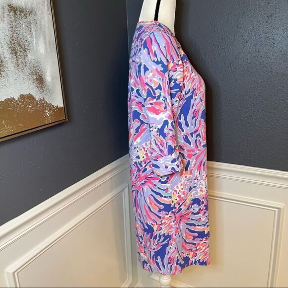 Lilly Pulitzer Arielle Dress Shrimply Chic - Picture 5 of 9